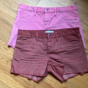 Carve Cord Raw Edge Shorts